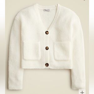 J crew Girls' cardigan sweater in Supersoft yarn